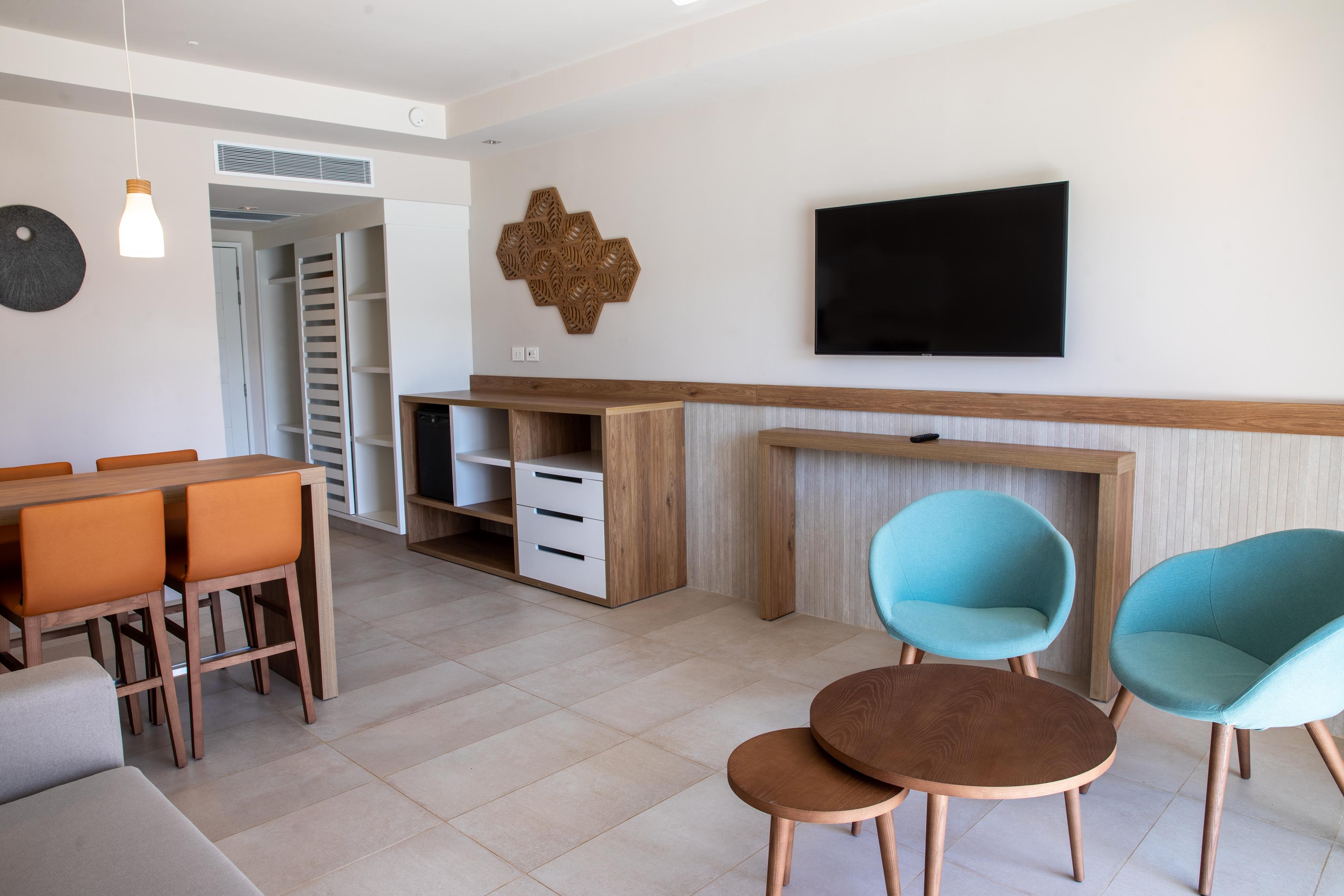 บาเอีย ปรินซิเป แกรนด์ ตูลุม - ออล อินคลูซีฟ Hotel Riviera Maya ภายนอก รูปภาพ A living room at the hotel