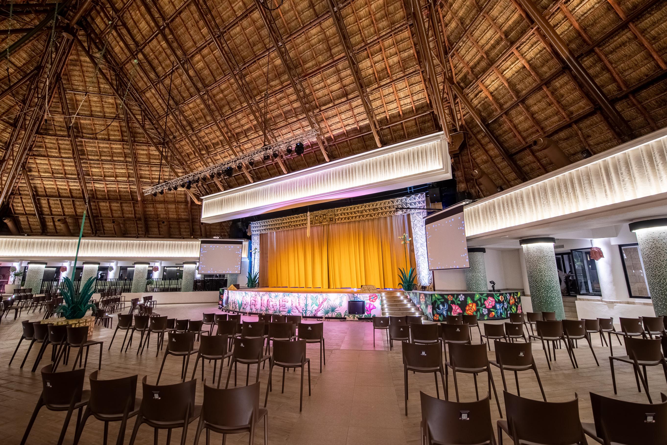 บาเอีย ปรินซิเป แกรนด์ ตูลุม - ออล อินคลูซีฟ Hotel Riviera Maya ภายนอก รูปภาพ Interior of the main hall