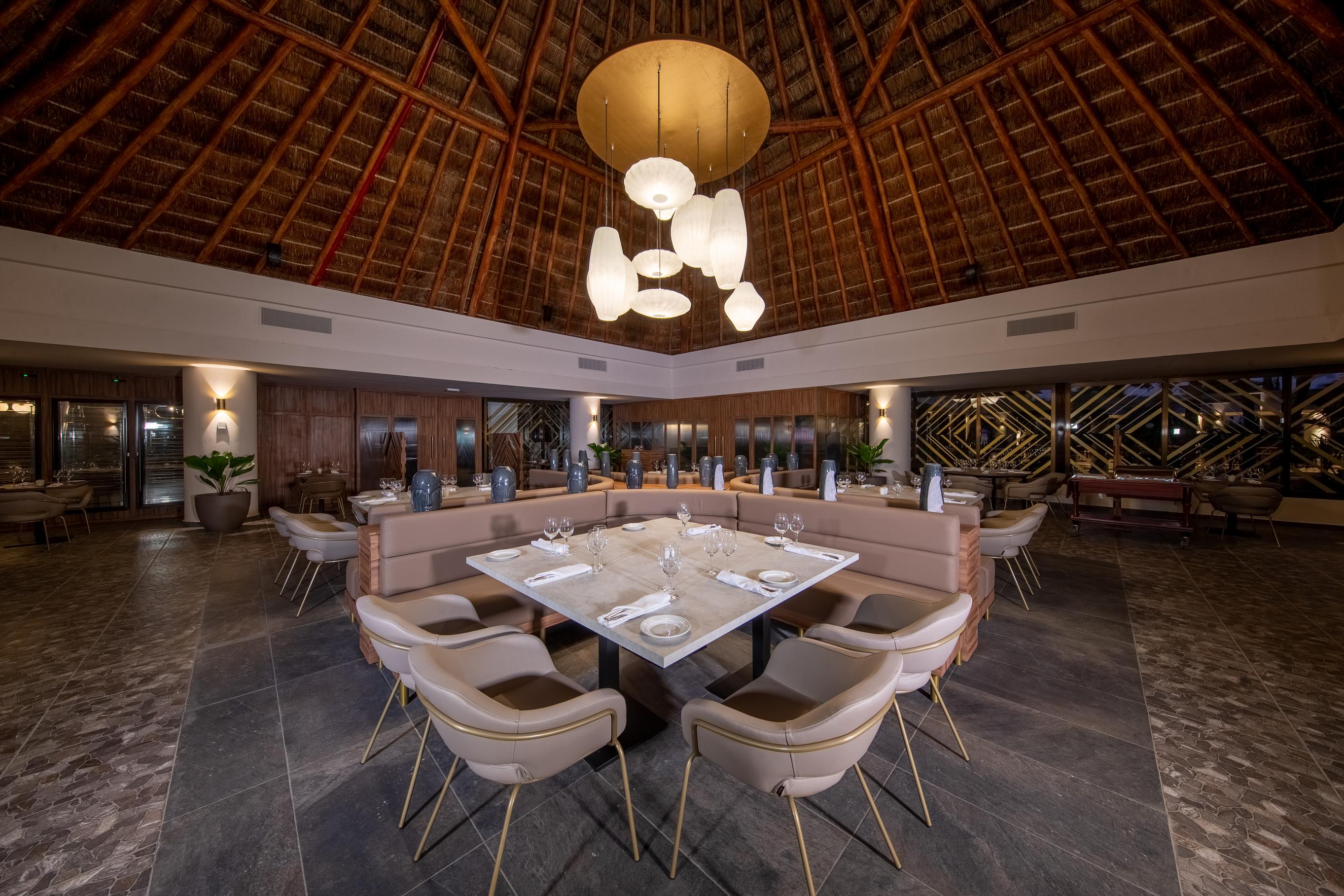 บาเอีย ปรินซิเป แกรนด์ ตูลุม - ออล อินคลูซีฟ Hotel Riviera Maya ภายนอก รูปภาพ Restaurant at the hotel