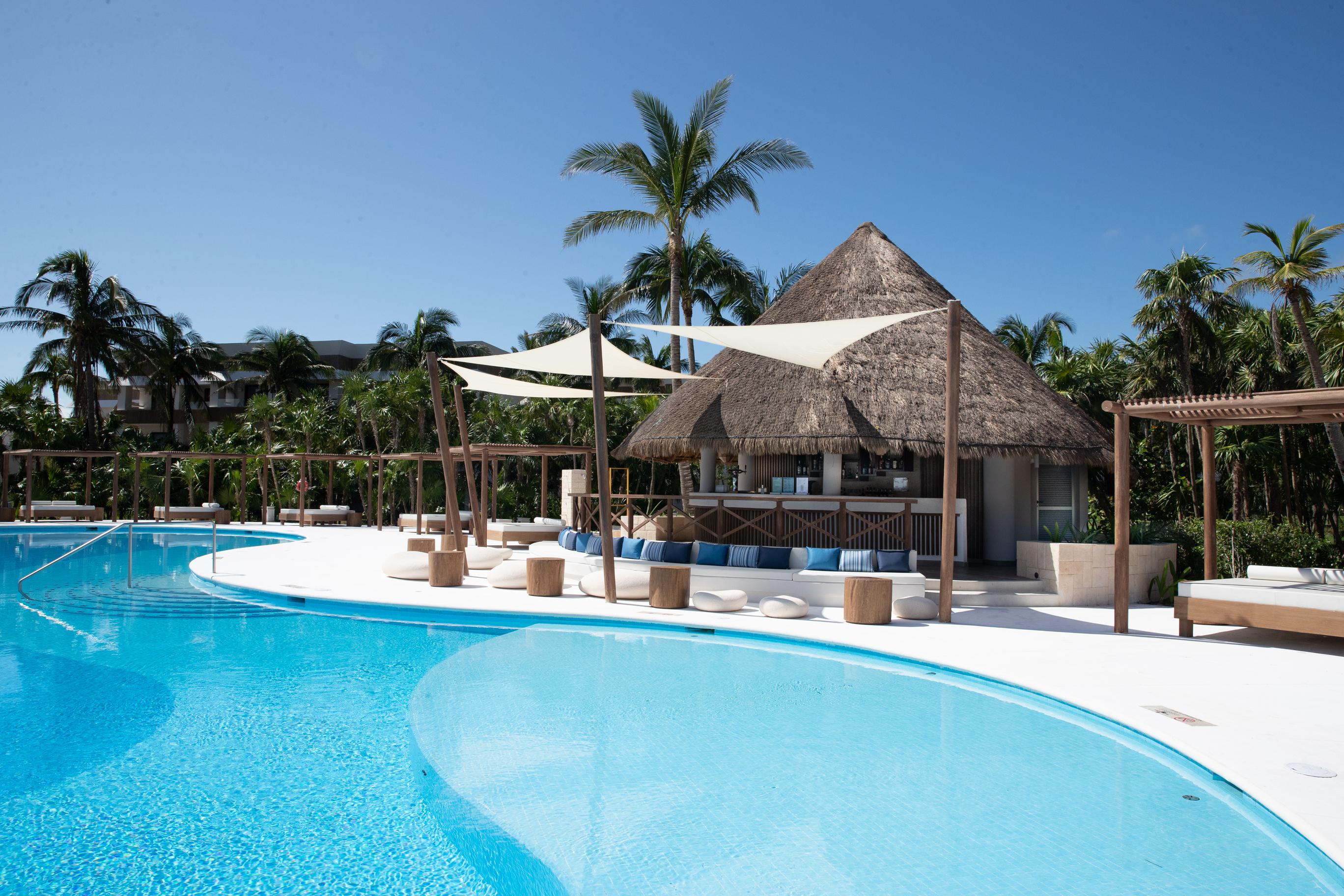 บาเอีย ปรินซิเป แกรนด์ ตูลุม - ออล อินคลูซีฟ Hotel Riviera Maya ภายนอก รูปภาพ The pool at the Grand Palladium Hotel